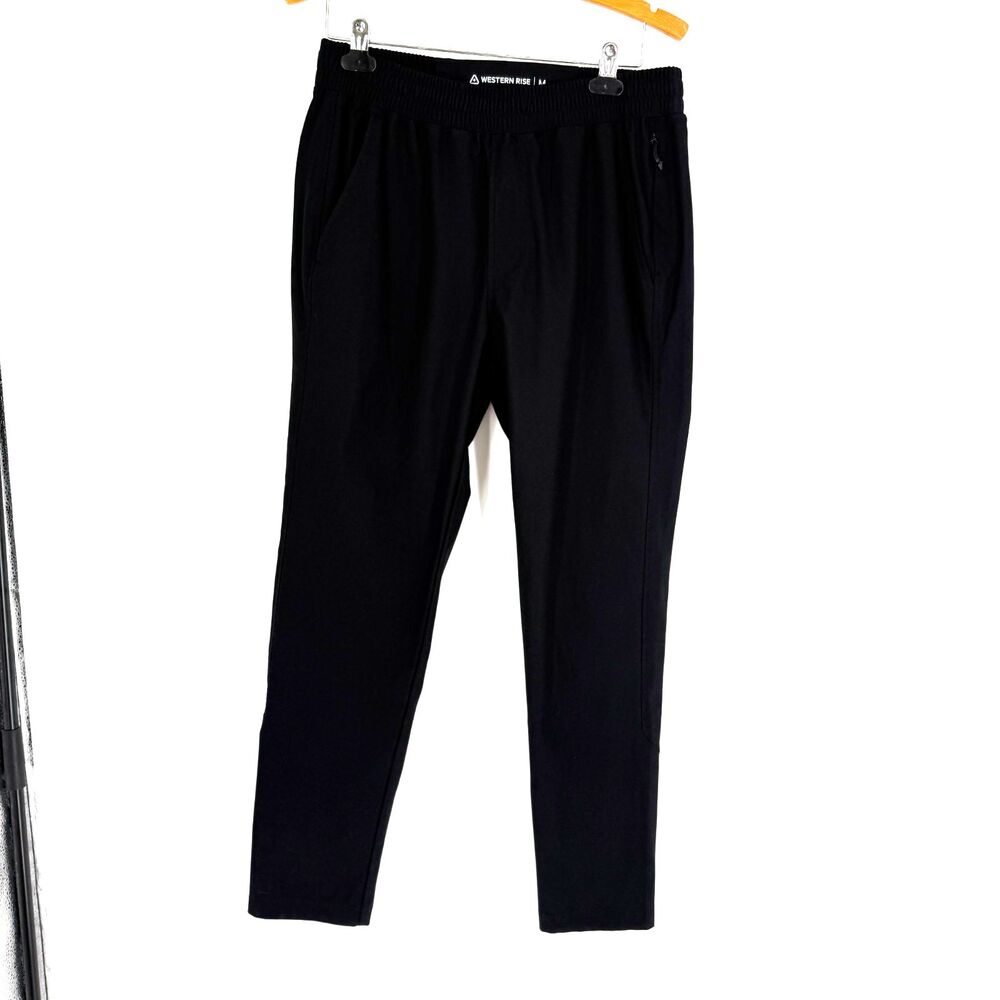 Western Rise Black Spectrum Joggers Sweat Pants Outdoor Gym Hike Stretch Medium